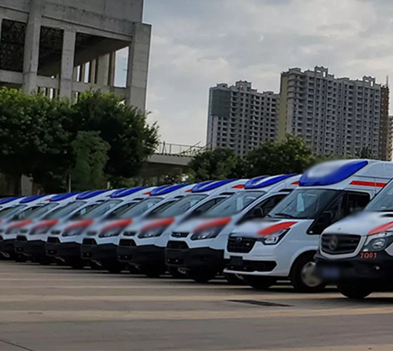 加查县服务车队展示