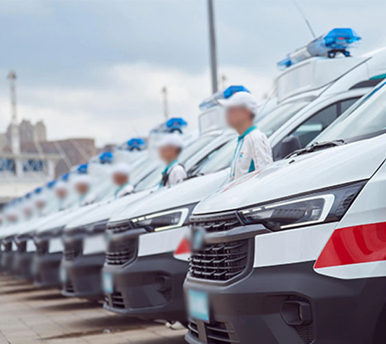 加查县服务车队展示